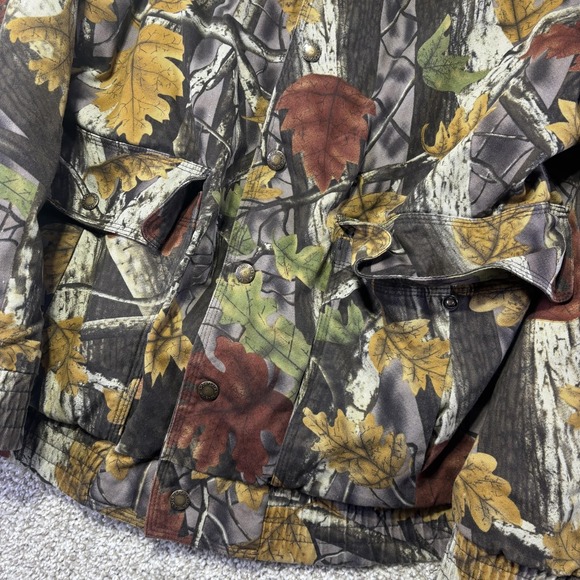 Master Sportsman Jacket Mens Large Camo Hooded Insulated Hunting Parka Canvas - Picture 2 of 12